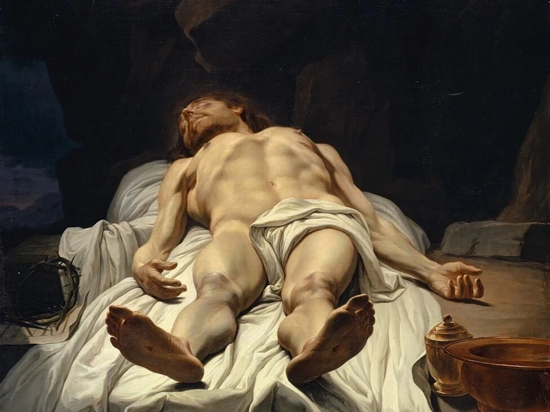 1732- Johann Melchior Wyrsch - Cristo morto (1779) - Kunstmuseum Basel